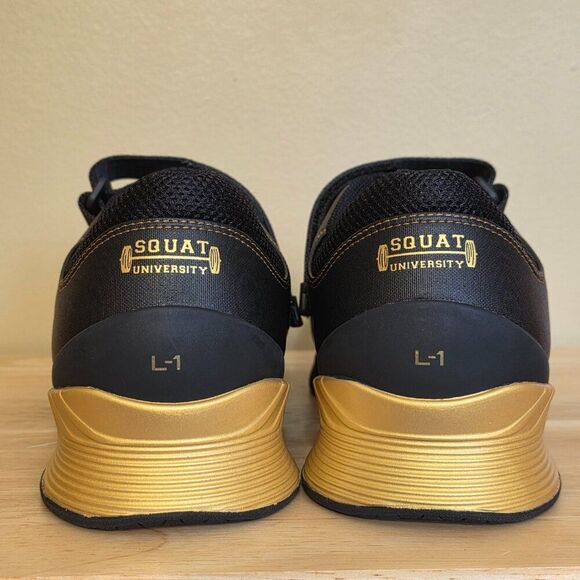 TYR L-1 Lifter Limited Edition Squat University Lifting Shoes Black Gold 11.5 - Picture 5 of 7